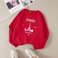 Fashion Womens Hoodie Paris France Eiffel Tower Printing 2026 High Quality High Quality