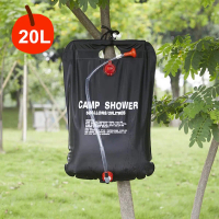 20L 40L Foldable Solar Energy Heated Camp PVC Shower Bag Shower Water Storage Bag Outdoor Sport Trav