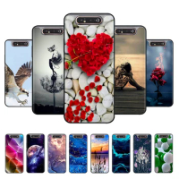 For Samsung Galaxy A80 Case A 80 Back Cover Girls Soft TPU Silicone Fundas For Samsung Galaxy A80 Case 6.7" Bumper Phone Cases