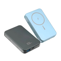 【MINIQ】MD-BP074-Qi 磁吸式無線閃充行動電源 10000mAh(雙向20W快充｜支援QC3.0/PD｜電量數顯)