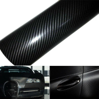 10cm to 30cm 60Inch 4D Carbon Fiber Vinyl Car Wrap Roll Sticker Decal Film 152CM #269192