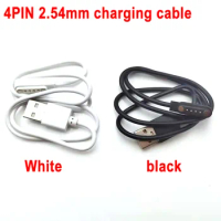 1pcs Magnetic Charging Cable USB 2.0 Male to 4 Pin Pogo Magnetic Charger Cable Cord For Smart Watch GT88 G3 KW18 Y3 KW88 GT68