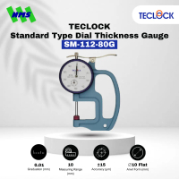 Alat Ukur Ketebalan TECLOCK SM-112-80G Dial Thickness Gauge 10mm 0.8N