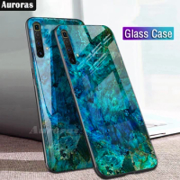 Auroras For Realme X3 Case Tempered Glass With Soft TPU Frame Shockproof Back For Realme X3 SuperZoom Cover Case