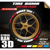 Sticker Ban / Font Ban / Tire Bomb / 3D stiker ban ( NMAX 155 ) IP STICKER IP.KODE-10
