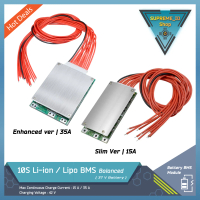 10s 37V BMS Li-ion Lipo BMS Battery Charging Protection Slim & Enhanced with Heatsink | 42V - 15A / 