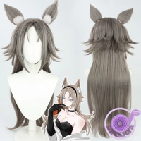 Mysta Cosplay Wig Transgender Hololive Vtuber 80cm Heat Resistant Synthetic Hair Halloween Party Carnival Role Play + Wig Cap