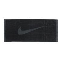 【NIKE 耐吉】毛巾 Fundamental 黑 灰 純棉 吸水 運動 籃球 運動毛巾 方巾(N101243504-6MD)