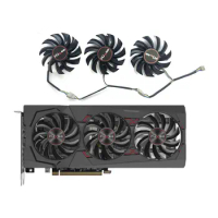 3 fans new for SAPPHIRE Radeon RX5600XT 6GB PULSE PRO OC graphics card replacement fan