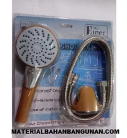 Hand Shower Set Gagang Selang Alat Mandi Sower Nekel Kucuran Air