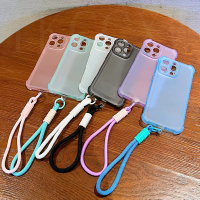 เคสโทรศัพท์แบบด้านใสพร้อมสายคล้องสำหรับ OPPO Reno 8Z/7/8 Lite/Reno 9 Pro/F31/Find X9/X8 Pro/X8S+/X8/