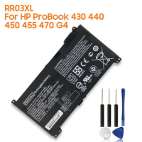 Replacement Battery RR03XL HSTNN-LB7I For HP ProBook 430 440 450 455 470 G4 Rechargeable Tablet Battery 3930mAh