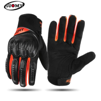 SUOMY SU-19 Gloves Motorcycle Riding Gloves Men Spring/Summer Breathable Touch Screen Racing Motocross Gloves Knight Equipment