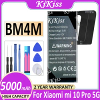 For Xiao Mi BM4M 5000mAh Battery for Xiaomi Mi 10 Pro 10Pro 5G Mi10 Pro Mi10Pro Bateria + Free Tools