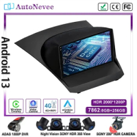 Android 13 For Ford Fiesta Mk7 2009 2010 2011 - 2017 Multimedia Stereo Car Player GPS Auto Radio DVD Navigation Carplay QLED