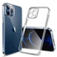 Clear Camera Protection Case For iPhone 15 14 13 12 11 Pro XS Max XR Soft TPU Silicone For iPhone 7 8 Plus Back Cover Phone Case