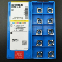 10 ชิ้น CCGT09T308-AK H01 CCGT 32.52 ใบเจียร CNC สำหรับเครื่องกลึง รุ่น CCMT09T3 เหมาะสำหรับอะลูมิเน