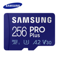 SAMSUNG Memory Card PRO Plus Micro SD 256GB Class 10 U3 MicroSD Card A2 V30 Trans Flash 128GB 512GB U3 4K Micro SDXC