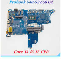 6050A2723701 840717-601 840715-601 Mainboard For HP ProBook 640 G2 650 G2 Laptop Motherboard With Core I3 I5 I7-6th CPU UMA DDR4