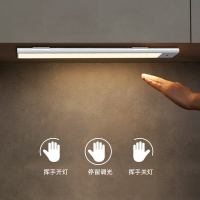 智能家居LED充電手掃感應燈 無線免布線衣柜燈單色感應手掃櫥柜燈