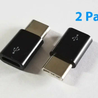Micro USB Female to USB Type C Male OTG Adapter for Samsung S8 S8+ S9 S9+ Note 9