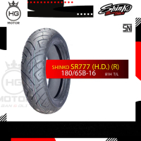 BAN LUAR SHINKO SR777 (R) 180/65-B16 Ring 16 Black WW