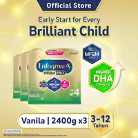 Enfagrow A+ 4 Susu Formula Anak 3 - 12 Tahun Vanila 2400 gr [3 Pcs]