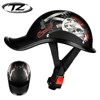 Vintage Helmet Personality Scooter Helmet Harley Half Helmet Electric Motorcycle Unisex Summer Unive