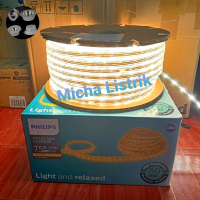 LED Selang Philips 7,5W/M Outdoor / Led Strip Selang Philips 7,5W 220V 3000K Outdoor 50M