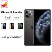 Original Apple iPhone 11ProMax 6.5 "RAM 4GB ROM 64/256GB A13 IOS Unlocking Phone 20W Quick Charger