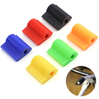 Universal Motorcycle Shift Gear Lever Pedal Rubber Cover Shoe Protector Foot Peg Toe Gel Sleeve Motorcycle Accessories 6 Colors