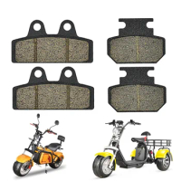Citycoco Electric Motorcycle Front and Rear Brake Pad For Citycoco Electric Bike Electric Scooter Halei Scooter Spare Parts