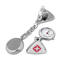 Clip Nurse Doctor Pendant Pocket Quartz Watch Triangle Nurse'S Table