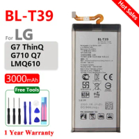 Genuine BL-T39 Battery For LG G7 G7+ G7ThinQ LM G710 ThinQ G710 Q7+ LMQ610 BL T39 Mobile Batteria Phone Batteries+Free Tools