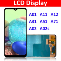 New LCD Display Touch Screen Digitizer LCD For Samsung A01 A02 A02S A11 A12 A31 A51 A71 Display Replacement Parts