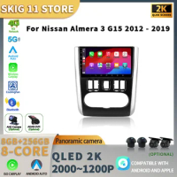 Android13 For Nissan Almera 3 G15 2012- 2019 Car Radio Multimedia Video Player Navigation Stereo 4G GPS Autoradio Carplay Camera