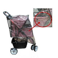Clear Plastic Foldable Waterproof Pet Warm Portable Windproof Outdoor Travel Dog Stroller Cover Protection Pushchair Pram Cat