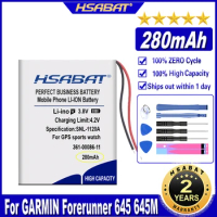 HSABAT 361-00086-11 280mAh Battery for GARMIN GPS sports Forerunner 645 245 645M watch Batteries