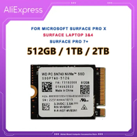 Western Digital WD SN740 2TB 1TB 512GB M.2 SSD 2230 NVMe PCIe Gen 4x4 SSD For Microsoft Surface ProX Surface Laptop 3 Steam Deck