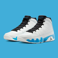 【NIKE 耐吉】休閒鞋 AIR JORDAN 9 RETRO POWDER BLUE 經典復刻 粉藍 男鞋 FQ8992-101