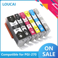 Compatible for Canon PGI-270 Compatible Ink Cartridge For Canon PIXMA MG5720 MG6820 MG7720 PIXMA TS5020 Printer PGI-270 270 271
