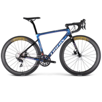 TRIFOX X16 Ultralight Carbon Road Bike Frame Racing Bicycle Frameset Disc Brake 142*12 Thru Axle 44 / 49 / 52 / 54 / 56 / 58cm