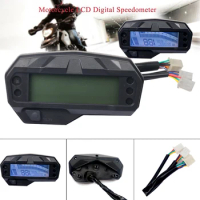 Motorcycle Accessories Water TemperatureTachometer Digital Odometer Speedometer Meter For Yamaha FZ16