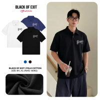 Áo POLO AXE nam có cổ BLACK OF EXIT, chất vải CVC thoáng khí, thấm hút, bền màu, họa tiết