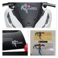 STIKER STICKER WONDERFUL INDONESIA STIKER MOBIL MOTOR CUTTING