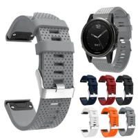 YOOISDE 20mm Easy Release Silicone Quick Fit Soft Smart Watch Sport Band Strap for Garmin Fenix 5S/Fenix 5S Plus