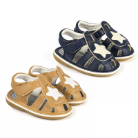 【Baby 童衣】嬰兒學步鞋 星星厚底寶寶涼鞋 88728(共兩色)