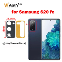 Original New Back Rear Camera Glass Lens Replacement For Samsung S8 S9 Plus S10e S10 S20 Ultra S20 Pro S20 fe