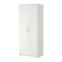 BRIMNES 雙門衣櫃/衣櫥, 白色, 78x190 公分