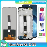 100% Original Display For Xiaomi Redmi 9A / 9C LCD M2006C3LG M2006C3MG For Redmi 9A 9C with 10 Touch Points LCD Screen Repair